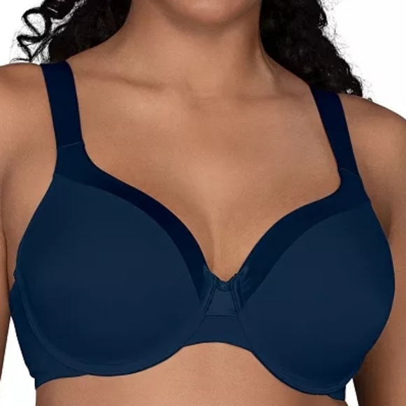 Vanity Fair Other - Vanity Fair Illumination Full Figure Underwire Contour Bra in Navy Blue 36DD NWT